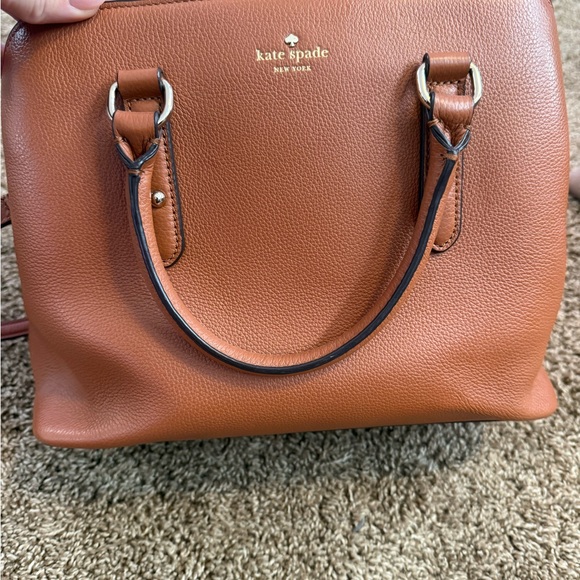 kate spade Handbags - Kate Spade Tan Leather Satchel